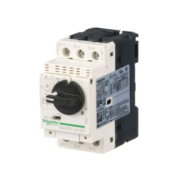 Side view of manual motor starter